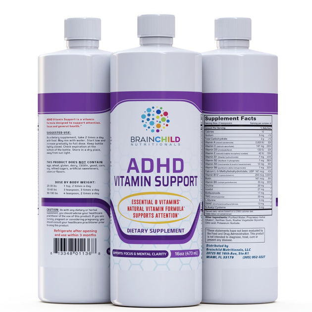 glutathione for kids with adhd ADHD Vitamin & Mineral Support SET – Brainchild Nutritionals