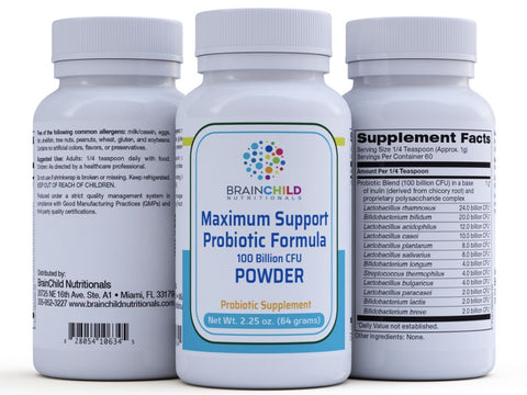 Maximum Support Probiotic Powder (2 oz)