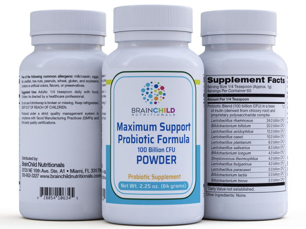 Maximum Support Probiotic Powder (2 oz)