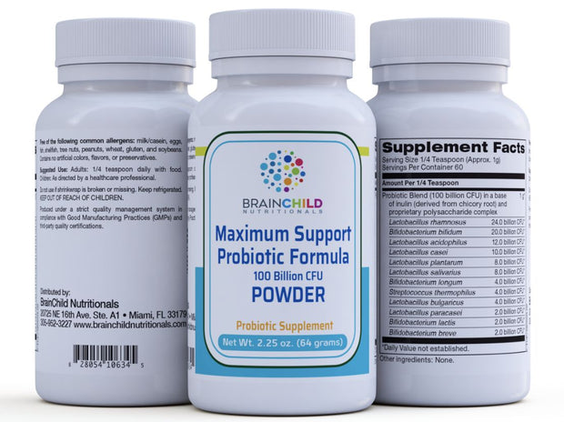 Maximum Support Probiotic Powder (2 oz)