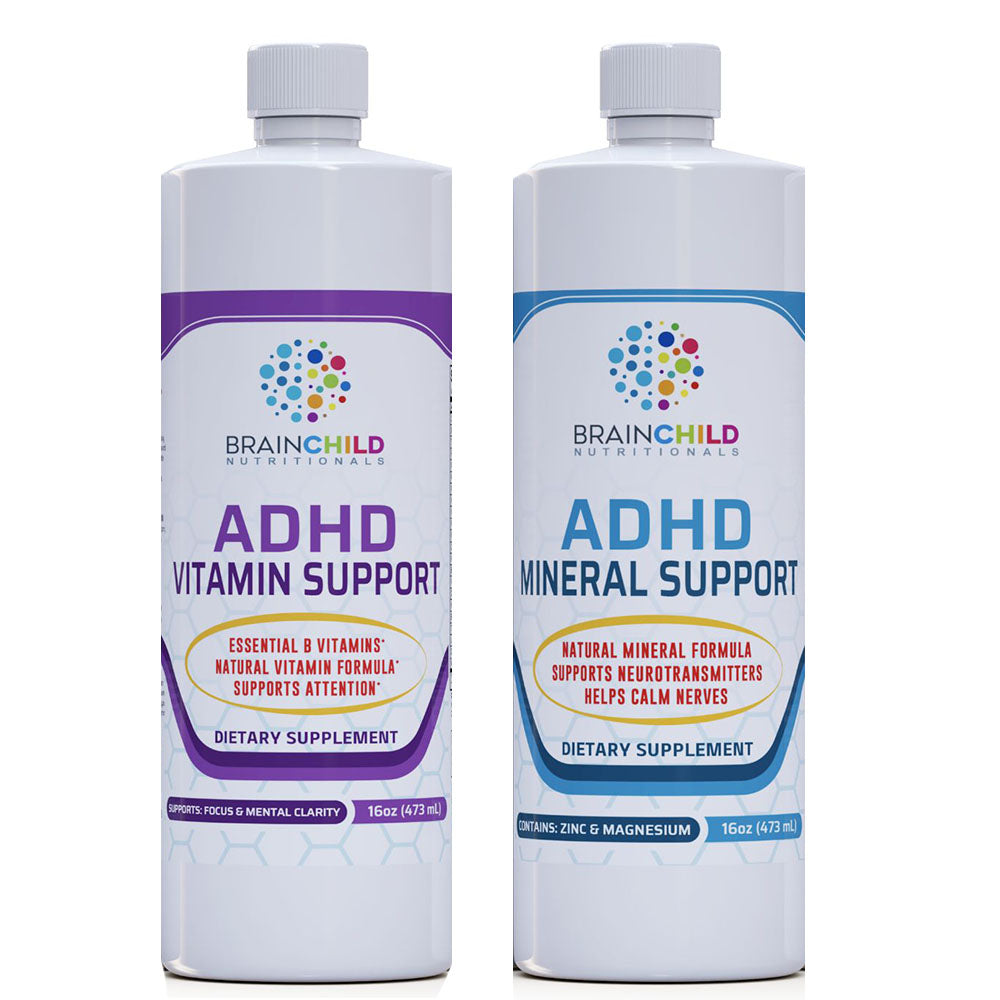 ADHD Vitamin & Mineral Support SET Brainchild Nutritionals
