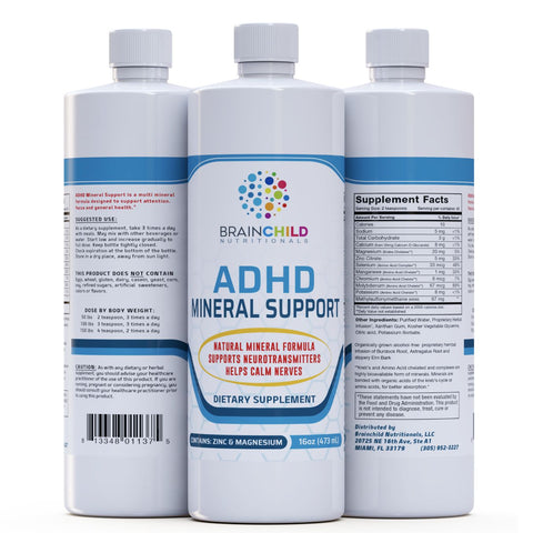 Supplement for ADHD Mineral Support