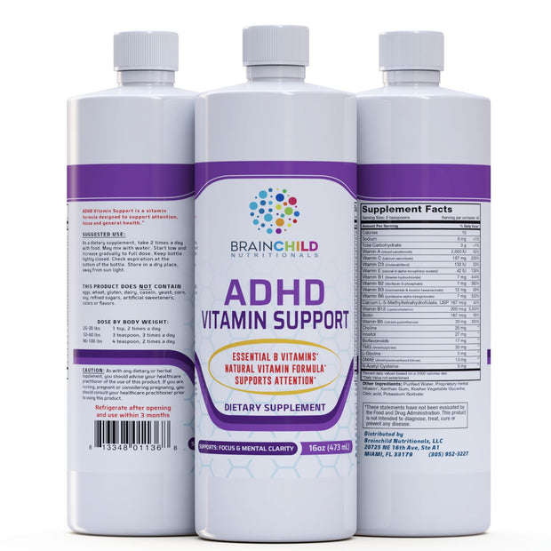 ADHD Vitamin & Mineral Support SET